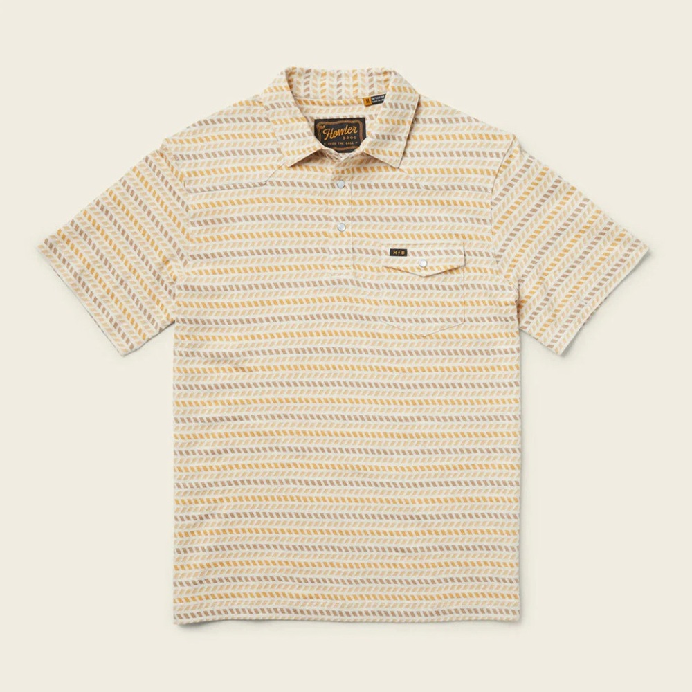 Howler Bros Men's Ranchero Jacquard Polo - Size Small